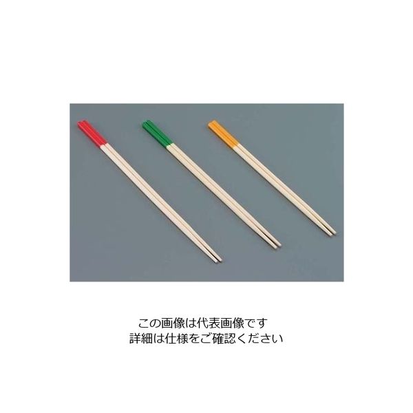 アズワン 竹 カラー菜箸 3点セット（TNK印） 1セット 61-6532-54（直送品）