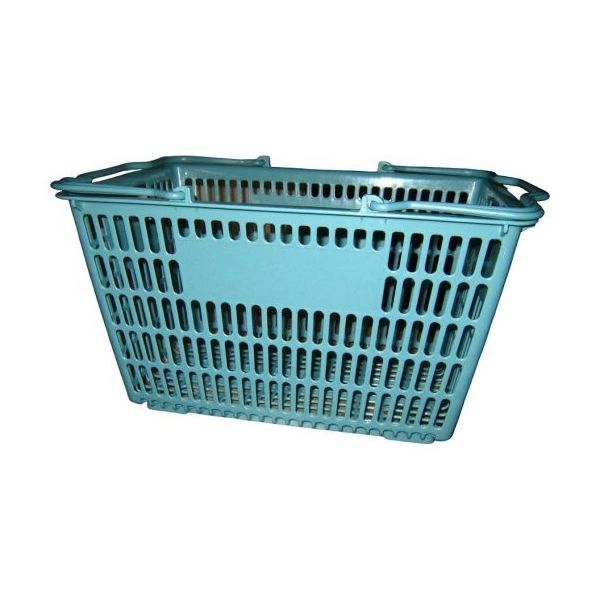 江部松商事 ショッピングバスケット Fー101 ブルーグリーン 61-6567-27 1個（直送品）