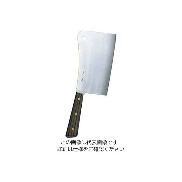 アズワン 杉本 ツバ付最上品（A）洋庖丁（日本鋼）チョッパーナイフ 18.5cm 1個 61-6624-85（直送品）