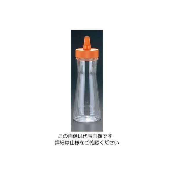 江部松商事（EBEMATSU） ドレッシングボトル（ネジキャップ）FTP-360 400ml オレンジ 1個 61-6655-16（直送品）