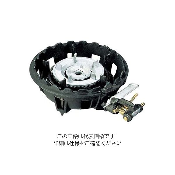 江部松商事 ガスコンロ ショートバーナー2重 MDー218 LP 61-6668-85 1個（直送品）