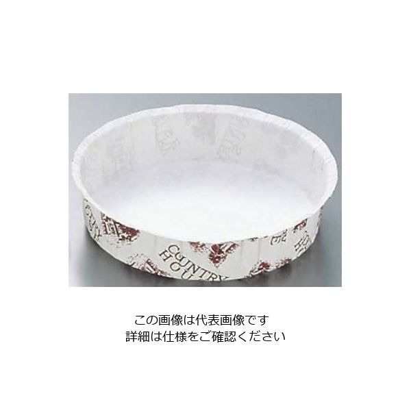 天満紙器 サーキュラーカップ ハウス柄(100枚入)Pー107 61-6693-06 1組(100枚)（直送品）