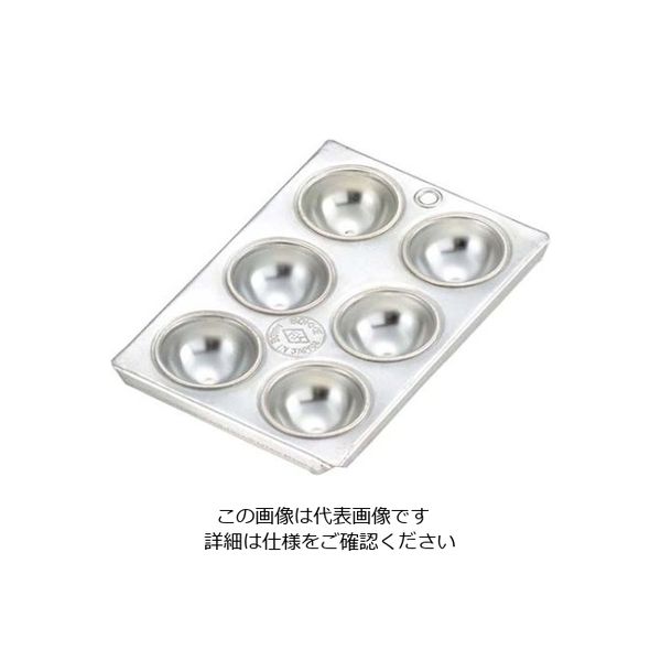 久保寺軽金属工業所 ブリキ マコロン型 マフィン型 6カップ 61-6688-94 1個（直送品）