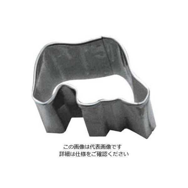 タイガークラウン ステンレス 動物抜型 ゾウ No.1280 61-6698-03 1個（直送品）