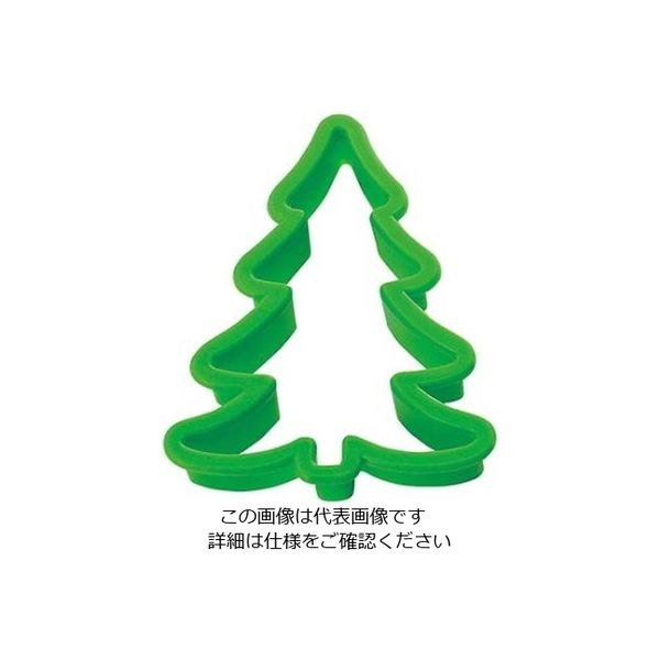 タイガークラウン PC クッキー抜型(ツリー)No.746 61-6698-01 1個（直送品）