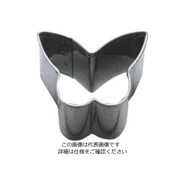 タイガークラウン ステンレス 動物抜型 チョウ No.1282 61-6698-09 1個（直送品）