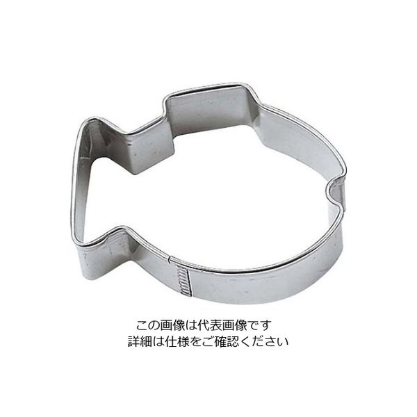 タイガークラウン 18ー8 動物抜型 魚 No.1076 61-6698-22 1個（直送品）