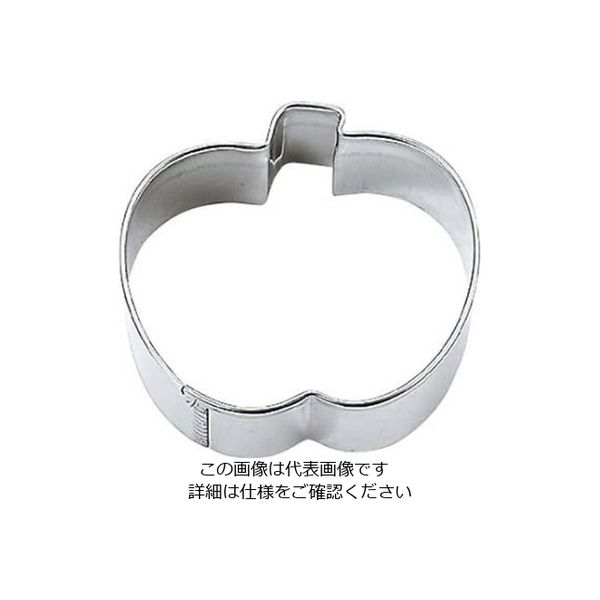 タイガークラウン 18ー8 抜型 リンゴ No.1077 61-6698-24 1個（直送品）