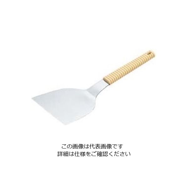 ワダコーポレーション 味道楽 起こしヘラ 4寸 120×310 アイボリー 61-6708-98 1個（直送品）