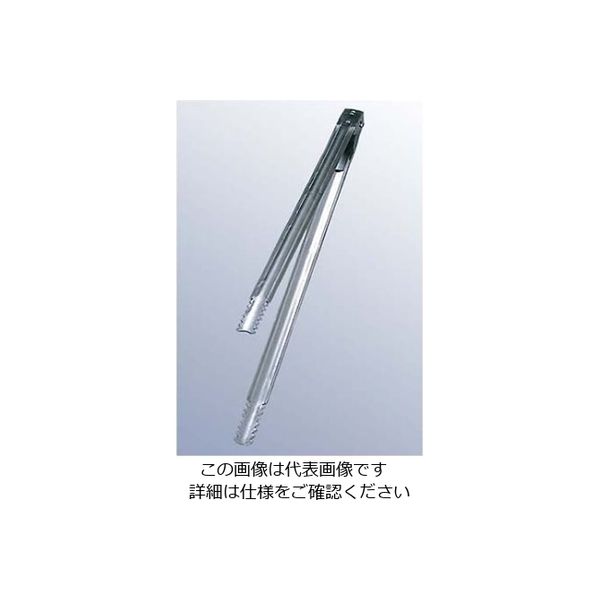 江部松商事 18ー0 バネ付 炭バサミ 36cm 61-6705-19 1個（直送品）