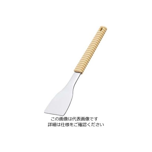 ワダコーポレーション 味道楽 もんじゃヘラ 30×137 アイボリー 61-6709-13 1個（直送品）