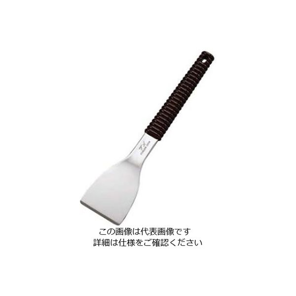ワダコーポレーション 味道楽 もんじゃヘラ 30×137 ブラウン 61-6709-14 1個（直送品）