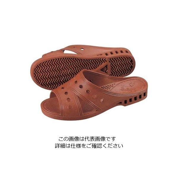 江部松商事 抗菌紳士用サンダル ダンヒル ブラウン No.510 LL 61-6727-07 1足（直送品）