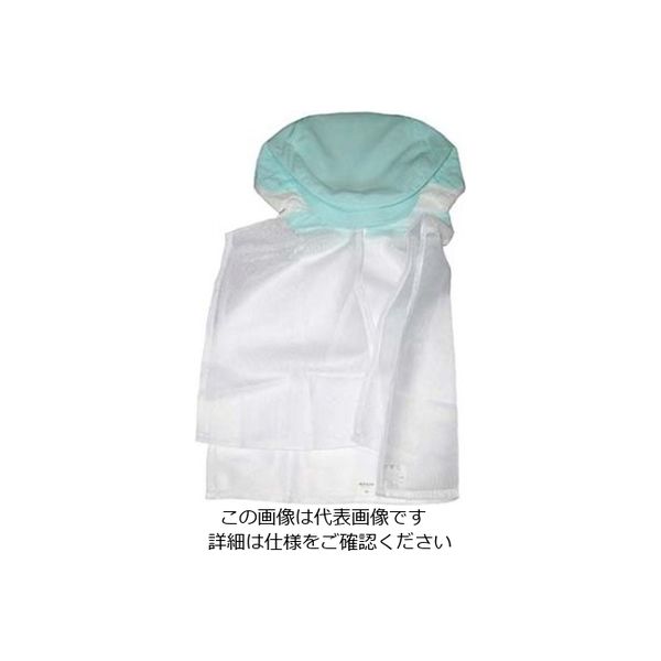 江部松商事（EBEMATSU） 頭巾帽子 ケープ付タイプ 9-1013 グリーン M 1個 61-6728-70（直送品）