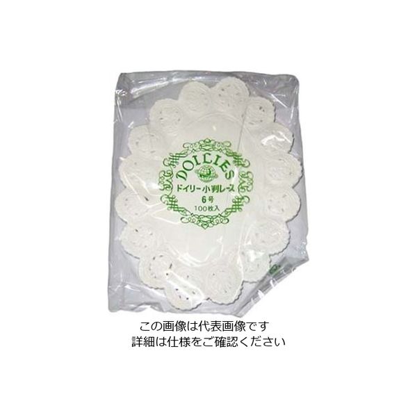 江部松商事 ドイリー レースペーパー 小判型(500枚入)6号 61-6737-06 1組(500枚)（直送品）