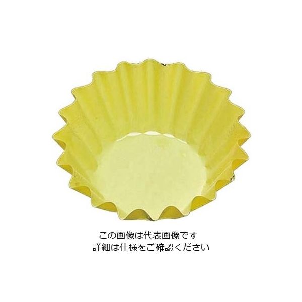 アヅミ産業 ファイン・カップ(500枚入)丸型 5号深 イエロー 61-6737-90 1組(500枚)（直送品）