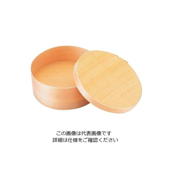 江部松商事 経木ワッパ(10入)5642 丸12 φ120 61-6738-71 1組(10個)（直送品）