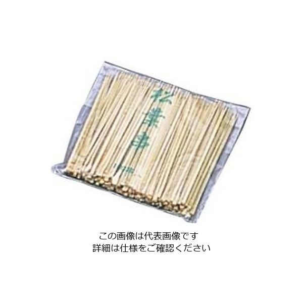 萬洋 竹 松葉串 細(100本入)80mm 18ー418 61-6739-40 1組(100本)（直送品）