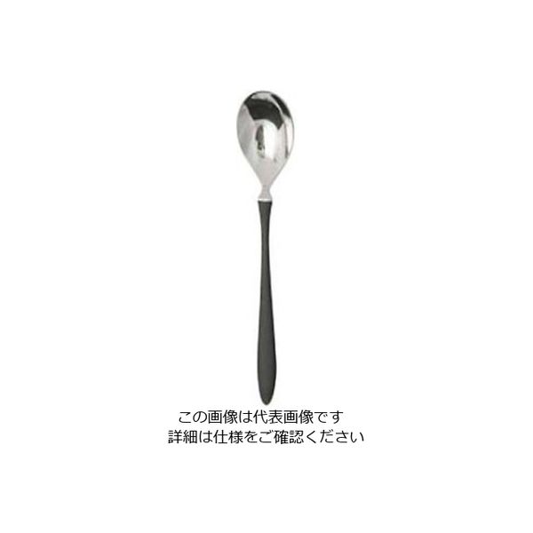 ブランシェ・アソシェ 18ー10 リモア ティースプーン ブラック A329610 61-6761-65 1個（直送品）