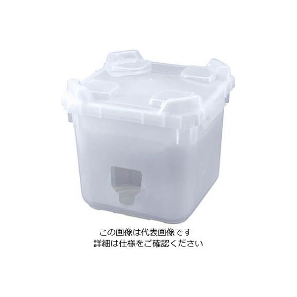 アズワン バックインコンテナー 本体穴明き(蓋付)BIC#20ー1 61-6752-58 1個（直送品）