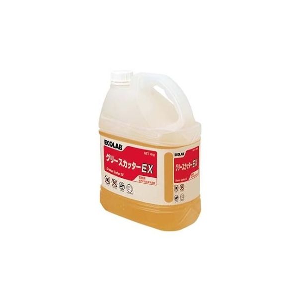 エコラボ 油汚れ用洗浄剤 グリースカッター 4kg 61-6753-49 1個（直送品）