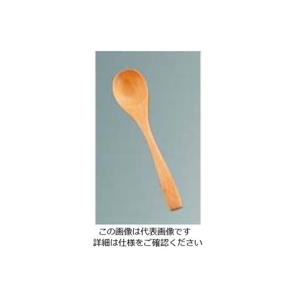 丸十 白木 ティースプーン 61-6763-44 1個（直送品）