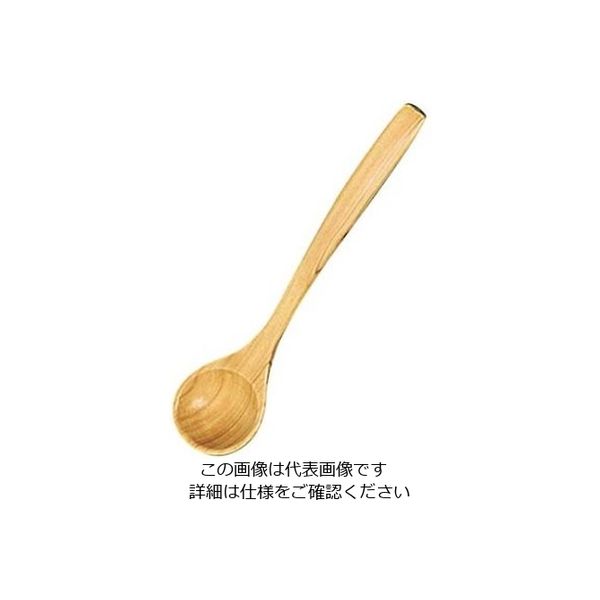 山下工芸 茶椀蒸スプーン 146ー19 ひのき 全長135 61-6763-69 1個（直送品）