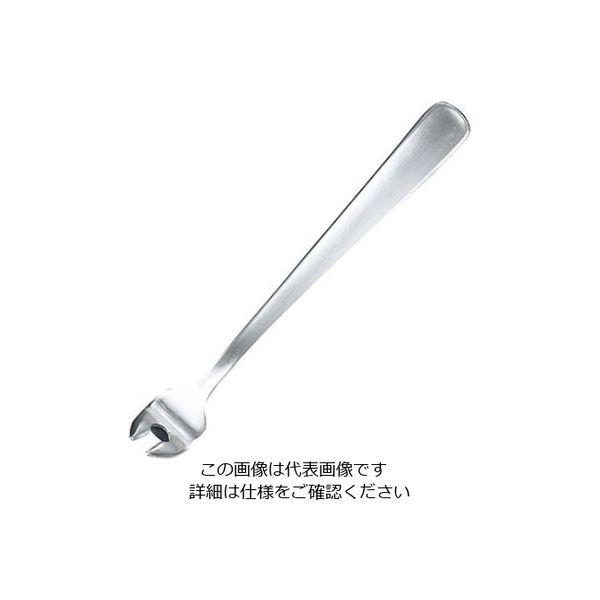 江部松商事 18ー0 焼き鳥フォーク L型カーブ 61-6764-06 1個（直送品）