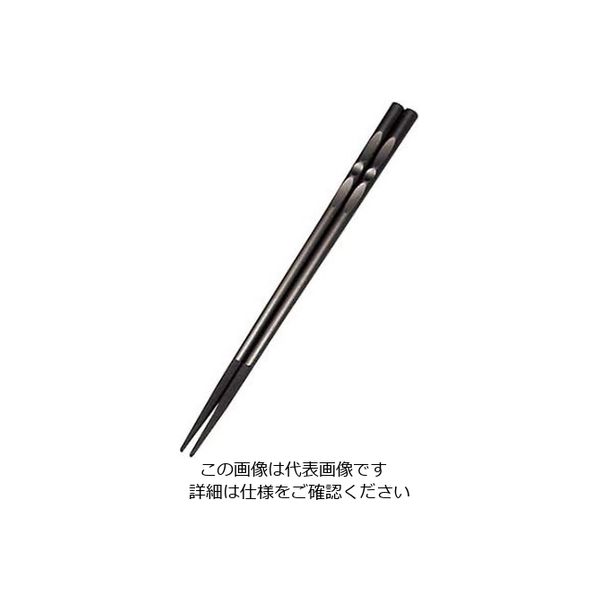 江部松商事 ポリアミド タフスティック 角 箸 黒 525 61-6768-89 1組（直送品）