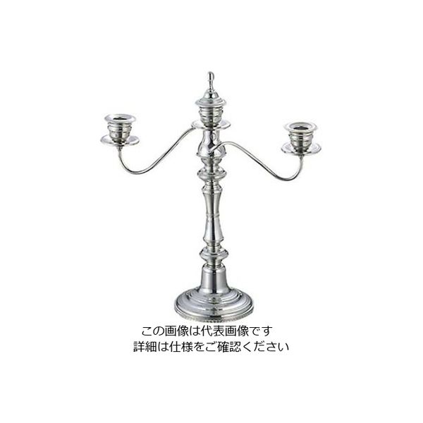 三宝産業 UK 18ー8 V型 キャンドルスタンド 3本立 61-6773-89 1個（直送品）