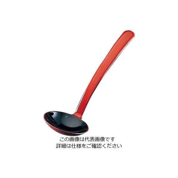 江部松商事 メラミン 和風塗り レードル 朱内黒 61-6771-13 1個（直送品）
