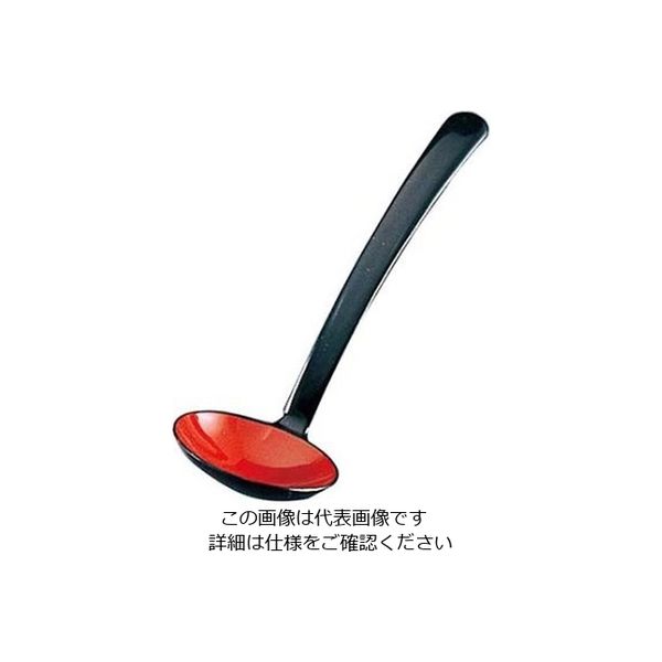 江部松商事 メラミン 和風塗り レードル 黒内朱 61-6771-12 1個（直送品）