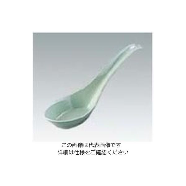 エンテック メラミンレンゲ DX 小 青磁 Cー77 61-6771-42 1個（直送品）