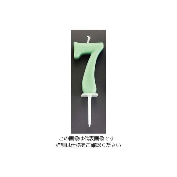 江部松商事 ナンバーキャンドル パステル(10入)7番 B7501ー07ー07SG 61-6773-62 1組(10個)（直送品）