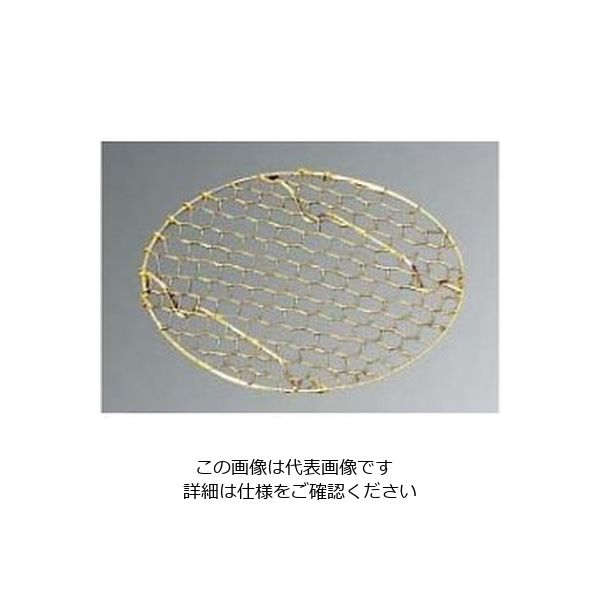 江部松商事 18ー8 手編み亀甲 足付 目皿(金メッキ付)11.5cm 61-6775-87 1個（直送品）