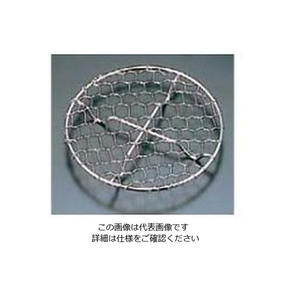 江部松商事 18ー8 手編み亀甲 足付 目皿 9cm 61-6775-89 1個（直送品）