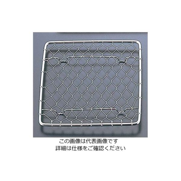 江部松商事 ステンレス 手編み 盛付網 角(100×100) 61-6776-78 1個（直送品）