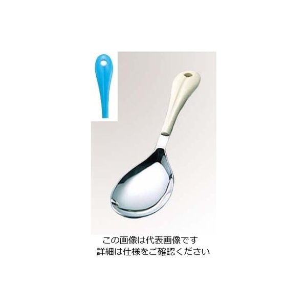 ワダコーポレーション 18-8 楽らく サーバー 穴なし ブルー 61-6787-18 1個（直送品）