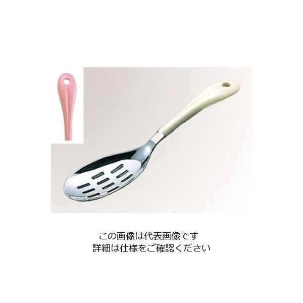 ワダコーポレーション 18-8 楽らく サーバー 穴明き ピンク 61-6787-23 1個（直送品）