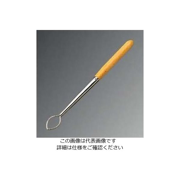 江部松商事 木柄 チョコレートフォーク 木の葉型 No.6 61-6790-88 1個（直送品）