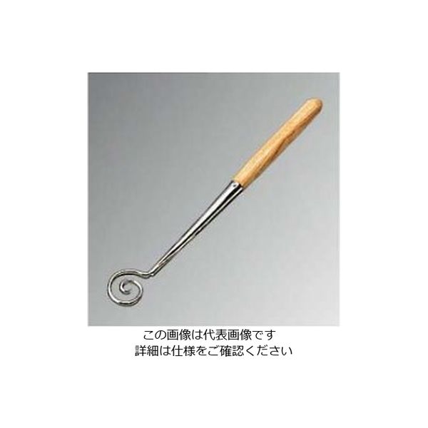 江部松商事 木柄 チョコレートフォーク うず巻型 No.9 61-6790-91 1個（直送品）