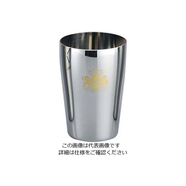 アズワン 18-8ビアゴブレット 250cc（ポーチ無し）ミラー 1個 61-6799-42（直送品）