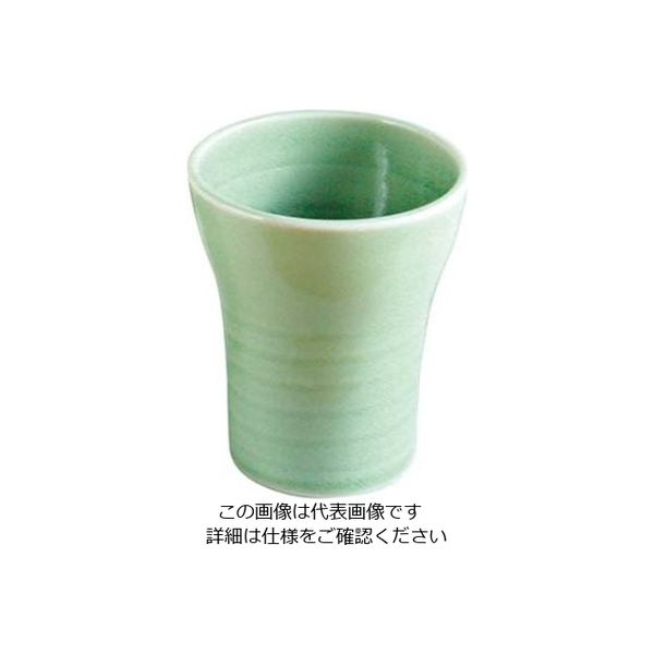 東洋セラミックス 焼酎コップ 青磁（セラミック製） 1個 61-6799-88（直送品）