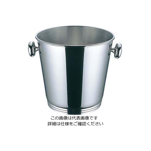 江部松商事 18ー10 シャンパンクーラー 42448(ミラー仕上) 61-6802-23 1個（直送品）