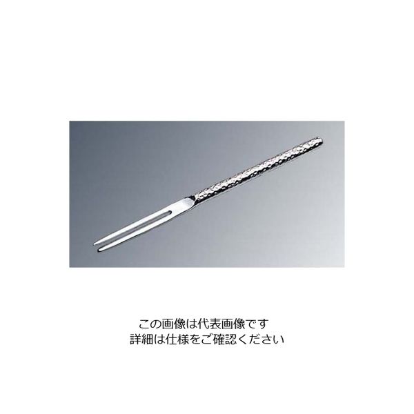 江部松商事 オードブルピン 槌目 フォーク型 銀 61-6805-66 1個（直送品）
