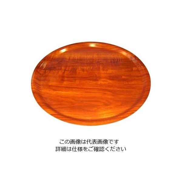 CAMBRO ユーロラミネートトレイ 丸 CA4300E76 ウォルナッツ 61-6808-81 1個（直送品）