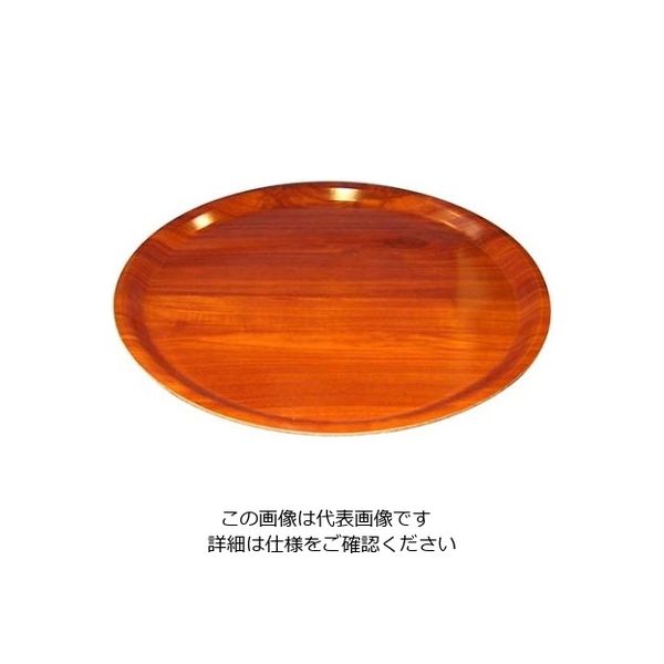 CAMBRO ユーロラミネートトレイ 丸 CA3800E76 ウォルナッツ 61-6808-82 1個（直送品）