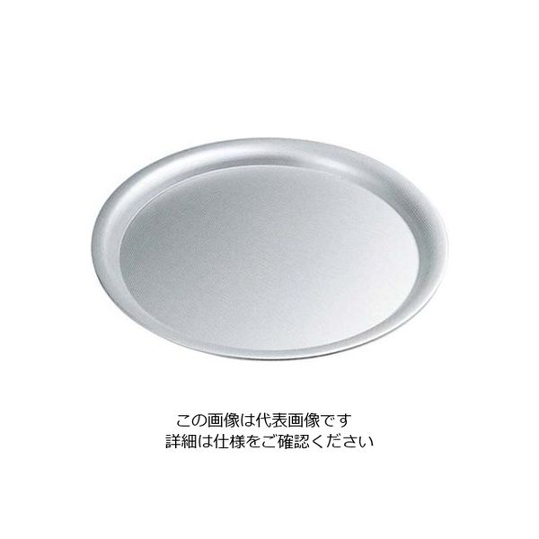 中尾アルミ製作所 アルマイト アジロ 丸盆 30cm 61-6811-84 1個（直送品）