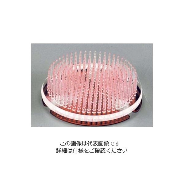 マルフジ剣山製作所 プラスチック剣山（カラー銅板付）赤 1個 61-6816-57（直送品）
