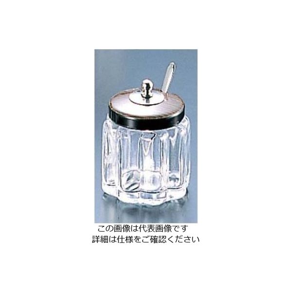 二ノ宮クリスタル 69 木目 からし入れ ガラス製 61-6822-11 1個（直送品）